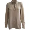 25 Union Women's Neutrals Pollo Collar Detail Oversized Jumper