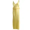25 Union Women's Yellow / Orange Sundress Mantra With Waist Ties