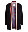 SANDRO STRIPE TRIM CARDIGAN,15055766