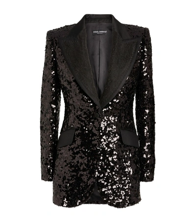 Dolce & Gabbana All-over Sequin Blazer