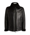 OFF-WHITE SHEARLING JACKET,15126457