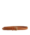 ANDERSON'S ANDERSON'S LEATHER WOVEN BELT,15182716
