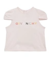 GIVENCHY KIDS RAINBOW LOGO T-SHIRT,15207759