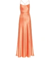 GALVAN Serena satin maxi dress,P00469005