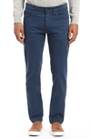 Mavi Jeans Zach Cotton Straight Fit Pants In Navy Twill