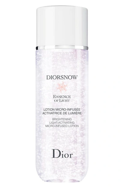 Dior Snow Essence Of Light Brightening Light-activating Micro-infused Lotion 5.9 Oz. In Na