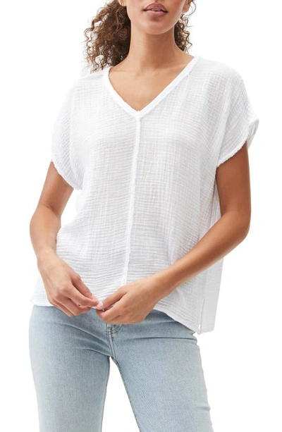 MICHAEL STARS MICHAEL STARS DRAYA V-NECK T-SHIRT,DGZ79