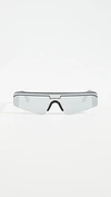 BALENCIAGA EXTREME NARROW SKI GOGGLE SUNGLASSES