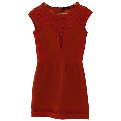 Pre-owned The Kooples Mini Dress In Red