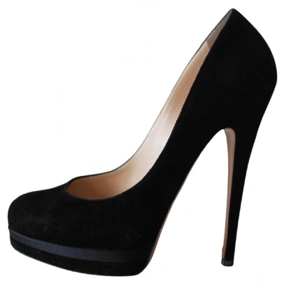 Pre-owned Casadei Heels In Black