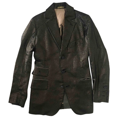 Pre-owned Vivienne Westwood Gold Wool Jacket