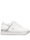 Hogan Midi H222 Platform Sneakers In White