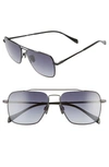 RAG & BONE 57MM AVIATOR SUNGLASSES,RNB5029GS-M