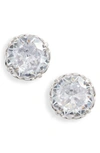 KATE SPADE THAT SPARKLE ROUND STUD EARRINGS,WBRUH472