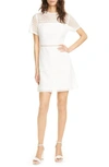 TED BAKER ALLARA SHORT SLEEVE LACE MINIDRESS,240603-ALLARA-WMD