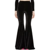 VETEMENTS BLACK EVENING FLARED LOUNGE PANTS