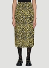 GUCCI GUCCI LEOPARD PRINT PLEATED SKIRT