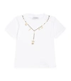 DOLCE & GABBANA KIDS NECKLACE T-SHIRT (3-30 MONTHS),15215671