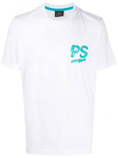 Ps By Paul Smith Round Neck T-shirt In White