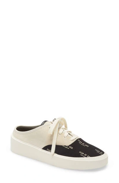Fear Of God 101 Backless Suede Trainers In Black