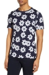 TED BAKER FLORAL T-SHIRT,241602-NADE-MMB