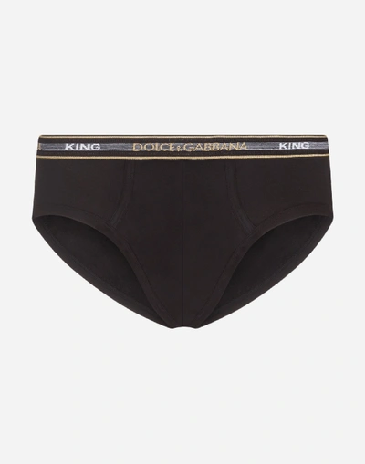 Dolce & Gabbana Brando Briefs In Stretch Pima Cotton