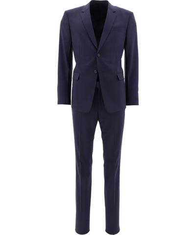 Prada Two-piece Suit In Blue