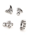 SAINT LAURENT SAINT LAURENT CRYSTAL EMBELLISHED EARRING SET