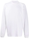 John Elliott Cotton-cashmere Blend Sweatshirt In White