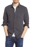 Faherty Brand Seasons Button-up Shirt In Blue Nights