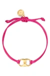 Tory Burch Embrace Ambition Bracelet (nordstrom Exclusive) In Bright Pink / Tory Gold