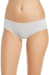 Natori Bliss Cotton Girl Briefs In Lead