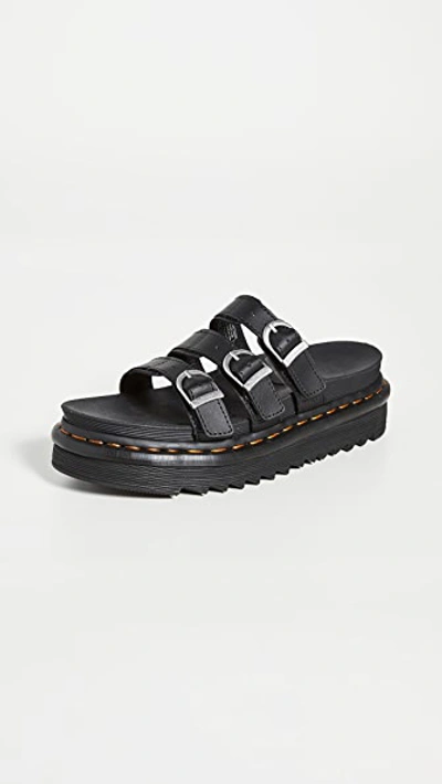 Dr. Martens' Blaire Slide Sandals Black Hydro 7