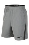 Nike Flex Training Shorts In Iron Grey/ Heather/ Black