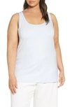 Nic And Zoe Plus Perfect Tank In Light Sky