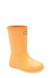 Hunter Kids' First Classic Waterproof Rain Boot In Flamingo Tongue