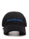 BALENCIAGA BALENCIAGA LOGO EMBROIDERED BASEBALL CAP