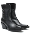 ACNE STUDIOS LEATHER ANKLE BOOTS,P00435729