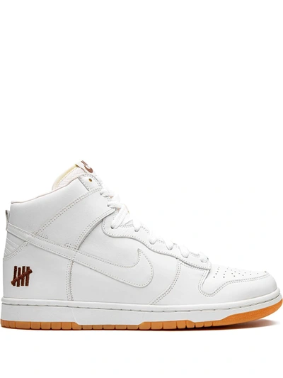 Nike Dunk High-top Sneakers In White