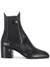 Laurence Dacade Block-heel Calf-leather Boots In Black