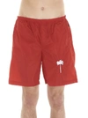 PALM ANGELS PALM ANGELS EMBROIDERED PALM TREE SWIM SHORTS