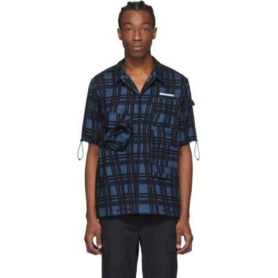 Off-white Blue Check Voyager Short Sleeve Shirt