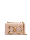 Dolce & Gabbana Pink Calfskin Phone Bag In 80412 Cipria 1