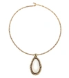 ALEXANDER MCQUEEN CHOKER NECKLACE WITH FAUX PEARL,P00461528