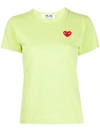 Comme Des Garçons Play Comme Des Garcons Play Green Small Heart T-shirt
