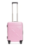 Off-white Arrow Hard Side Trolley Wheeled Suitcase In Pink Pink