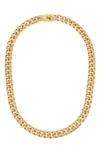 ALLSAINTS CURB CHAIN COLLAR NECKLACE,290902GLD710