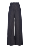 MARTIN GRANT LINEN WIDE-LEG trousers,787176