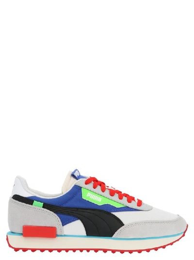 Puma Men's Rider Ride On Colorblock Running Sneakers In White