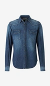 SAINT LAURENT SAINT LAURENT BUTTONED DENIM SHIRT